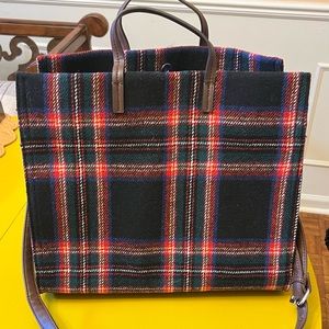 Plaid Coco + Carmen Tote Bag